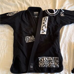 RVCA Black Gi with Graphic Patches